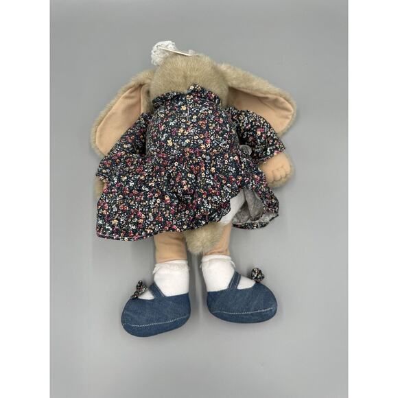 Vintage 1995 24K Polar Puff Candy Bunny Rabbit 16”Plush Mighty Star - Picture 5 of 7